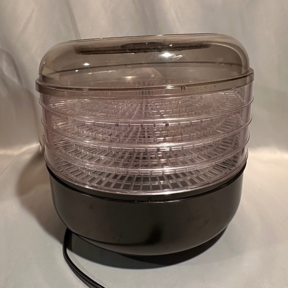 Vintage Ronco Food Dehydrator, Jerky Maker 4 Trays